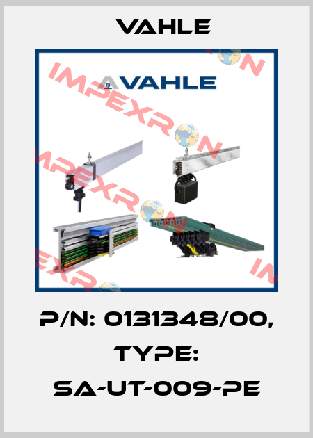 P/n: 0131348/00, Type: SA-UT-009-PE Vahle
