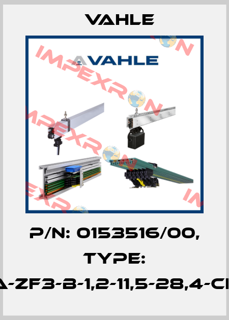 P/n: 0153516/00, Type: SA-ZF3-B-1,2-11,5-28,4-CFR Vahle