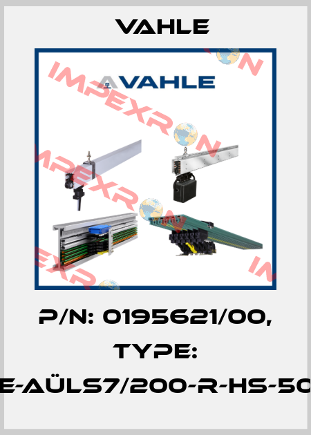 P/n: 0195621/00, Type: UE-AÜLS7/200-R-HS-500 Vahle