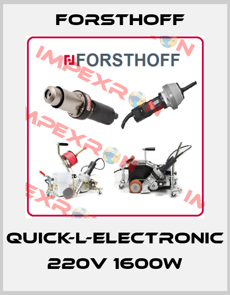 Quick-L-Electronic 220V 1600W Forsthoff