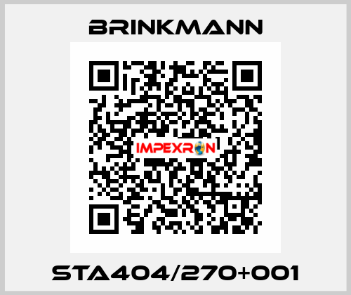 STA404/270+001 Brinkmann