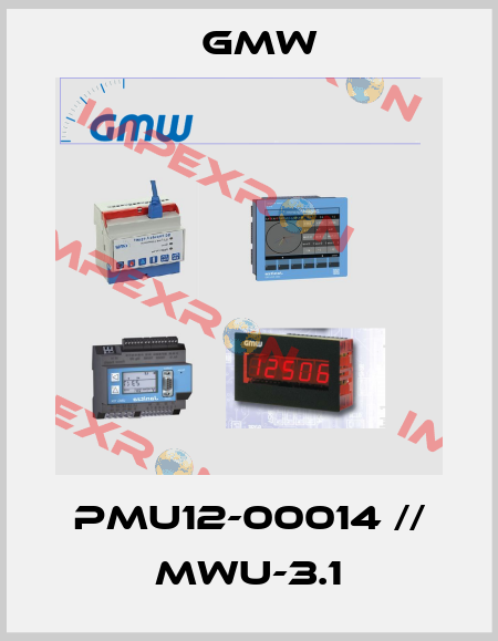 PMU12-00014 // MWU-3.1 GMW