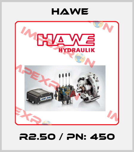 R2.50 / PN: 450 Hawe