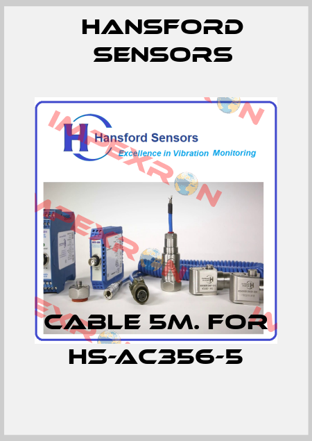 cable 5m. for HS-AC356-5 Hansford Sensors