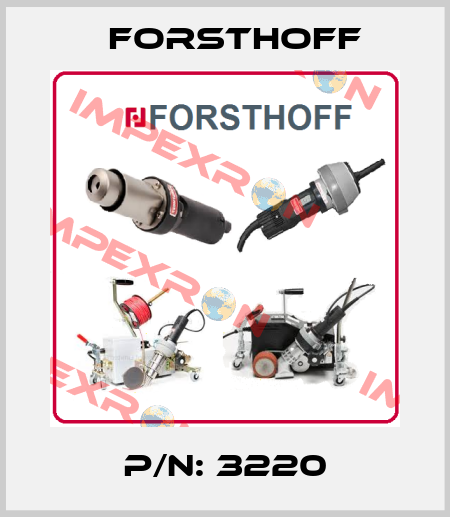 p/n: 3220 Forsthoff