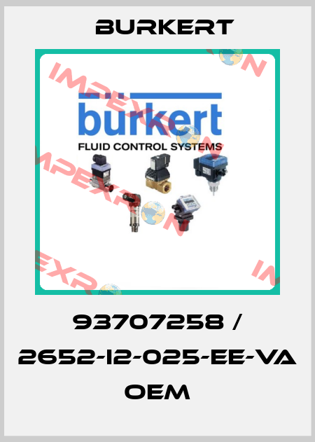 93707258 / 2652-I2-025-EE-VA   oem Burkert