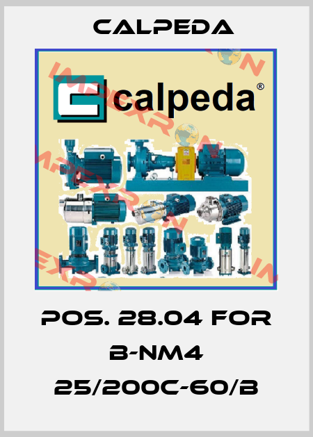 Pos. 28.04 for B-NM4 25/200C-60/B Calpeda