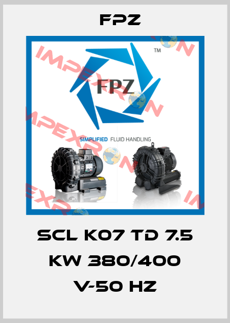 SCL K07 TD 7.5 KW 380/400 V-50 Hz Fpz
