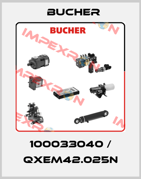 100033040 / QXEM42.025N Bucher