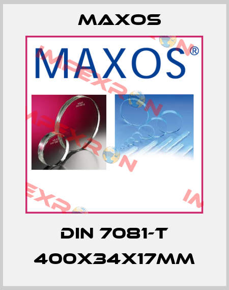 DIN 7081-T 400x34x17mm Maxos