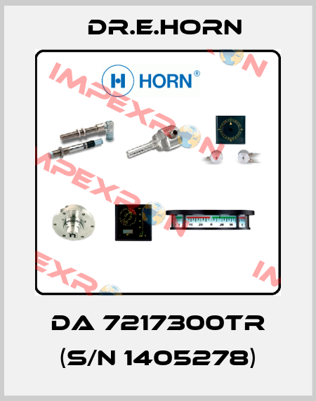DA 7217300TR (s/n 1405278) Dr.E.Horn