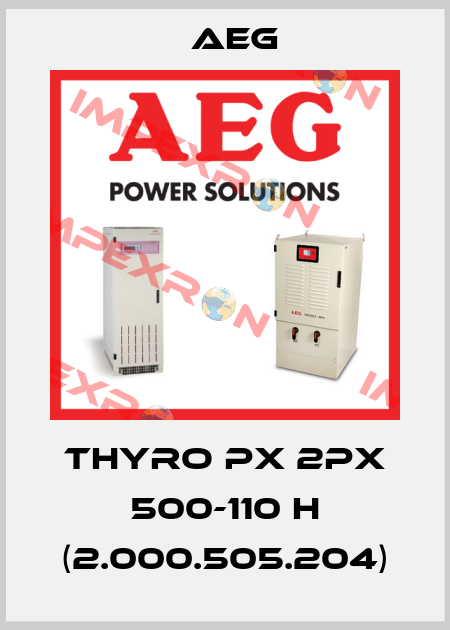 Thyro PX 2PX 500-110 H (2.000.505.204) AEG