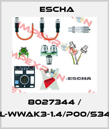 8027344 / AL-WWAK3-1.4/P00/S346 Escha