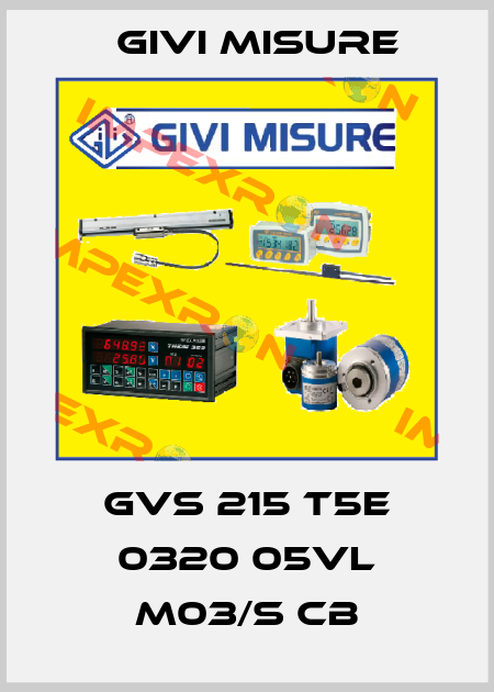 GVS 215 T5E 0320 05VL M03/S CB Givi Misure