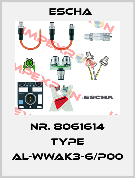 Nr. 8061614 Type AL-WWAK3-6/P00 Escha