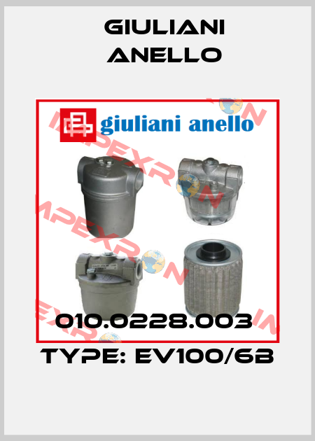 010.0228.003  Type: EV100/6B Giuliani Anello
