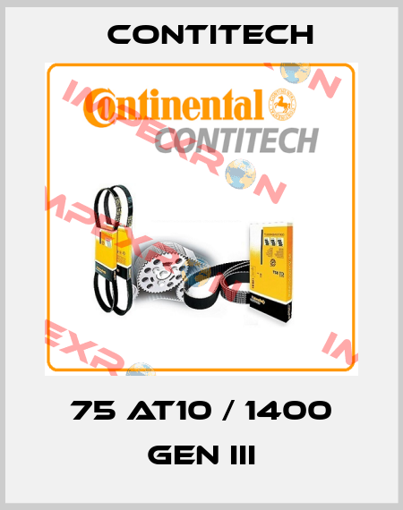 75 AT10 / 1400 GEN III Contitech