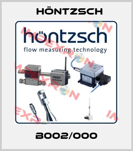 B002/000 Höntzsch