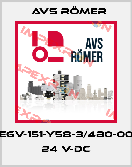 EGV-151-Y58-3/4B0-00 24 V-DC Avs Römer
