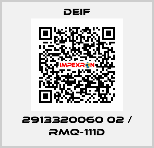 2913320060 02 / RMQ-111D Deif