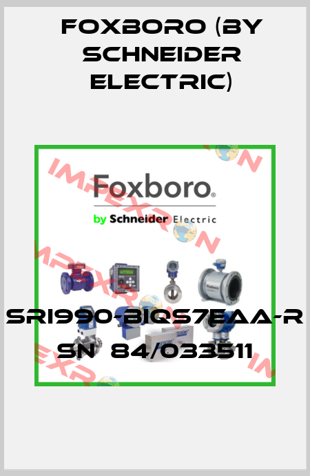 SRI990-BIQS7EAA-R  SN：84/033511 Foxboro (by Schneider Electric)