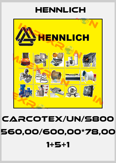 CARCOTEX/UN/S800 560,00/600,00*78,00 1+5+1 Hennlich