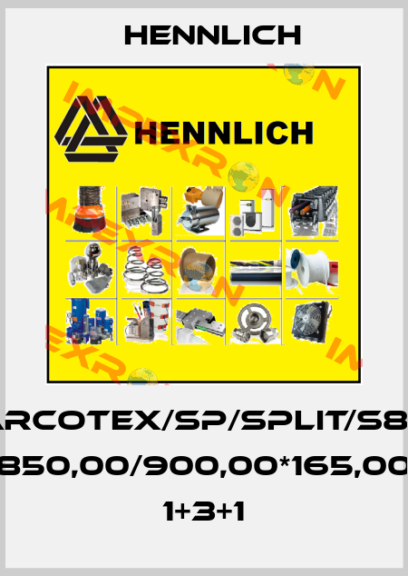 CARCOTEX/SP/SPLIT/S800 850,00/900,00*165,00 1+3+1 Hennlich