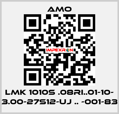 LMK 1010S .08RI..01-10- 3.00-27S12-UJ .. -001-83 Amo