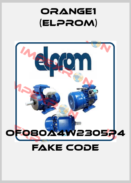 OF080A4W2305P4 fake code ORANGE1 (Elprom)