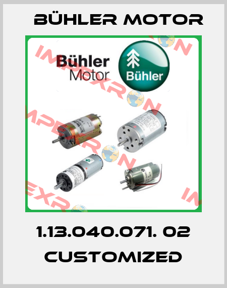 1.13.040.071. 02 customized Bühler Motor