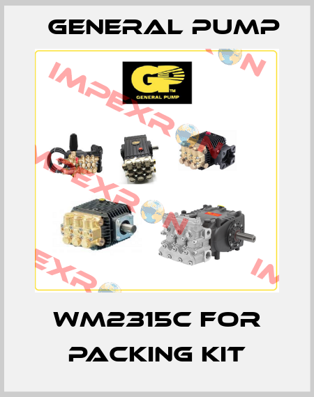 WM2315C for PACKING KIT General Pump