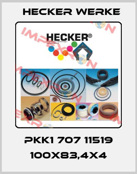 PKK1 707 11519 100x83,4x4 Hecker Werke