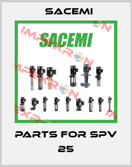 parts for SPV 25 Sacemi