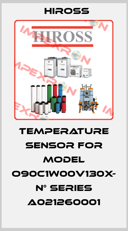 temperature sensor for model O90C1W00V130X- N° SERIES A021260001 Hiross