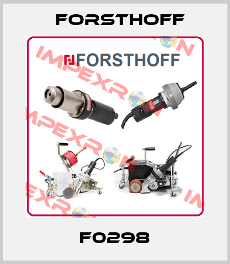 F0298 Forsthoff