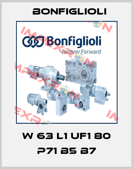 W 63 L1 UF1 80 P71 B5 B7 Bonfiglioli