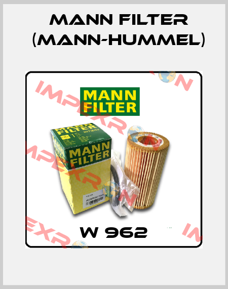 W 962 Mann Filter (Mann-Hummel)
