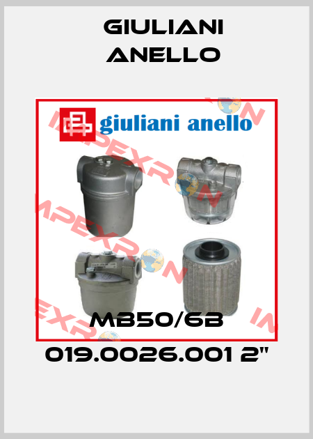 MB50/6B 019.0026.001 2" Giuliani Anello