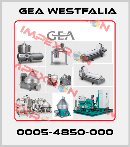0005-4850-000 Gea Westfalia