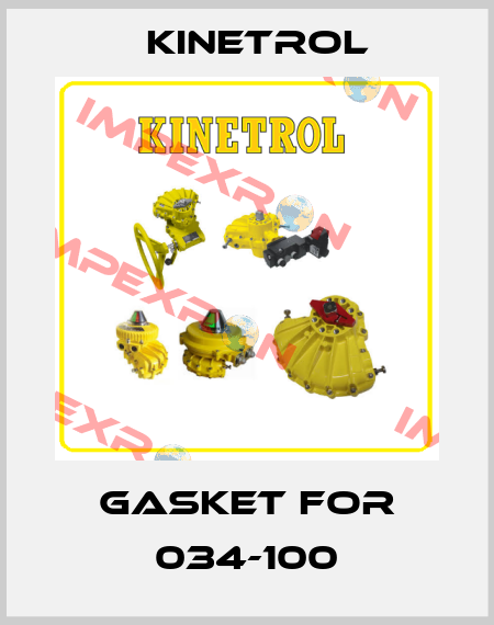 Gasket for 034-100 Kinetrol