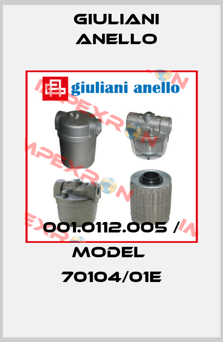 001.0112.005 / Model  70104/01E Giuliani Anello