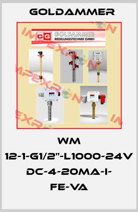 WM 12-1-G1/2"-L1000-24V DC-4-20mA-I- FE-VA Goldammer