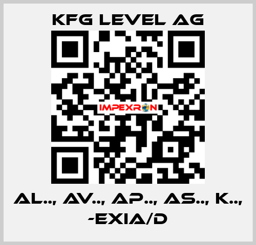 AL.., AV.., AP.., AS.., K.., -Exia/D KFG Level AG