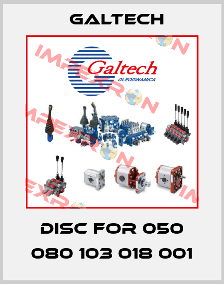 disc for 050 080 103 018 001 Galtech