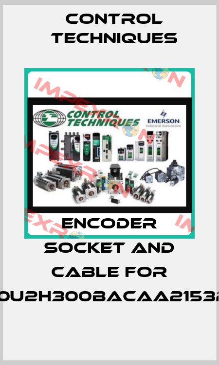 Encoder socket and cable for 190U2H300BACAA215320 Control Techniques