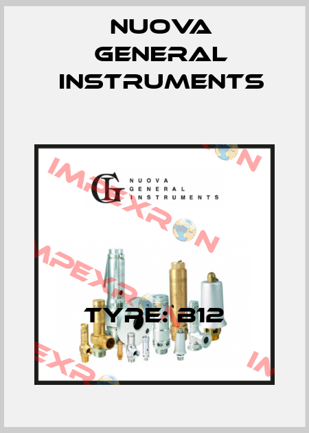 Type: B12 Nuova General Instruments