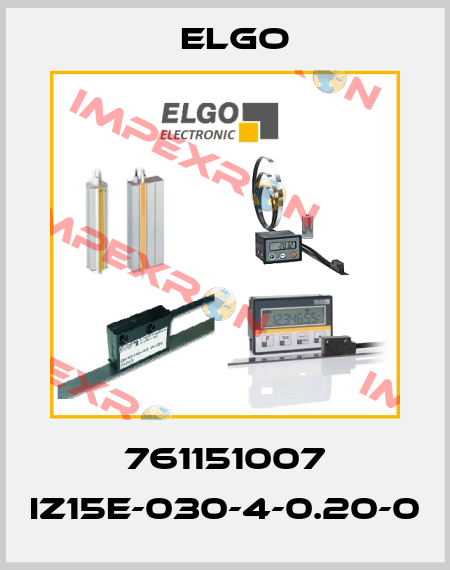 761151007 IZ15E-030-4-0.20-0 Elgo