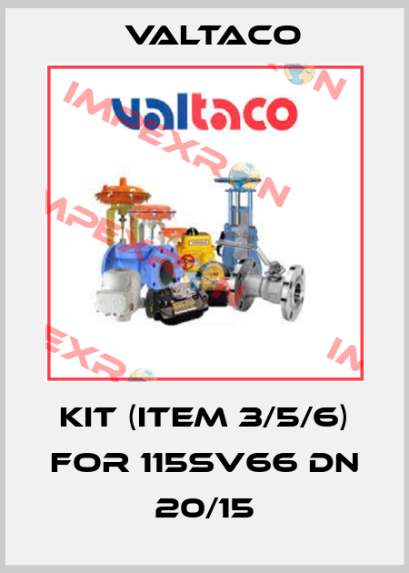 Kit (ITEM 3/5/6) for 115SV66 DN 20/15 Valtaco