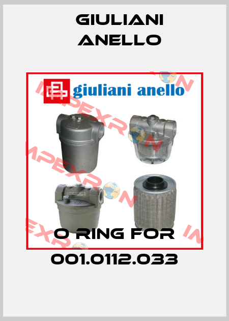 O ring for 001.0112.033 Giuliani Anello