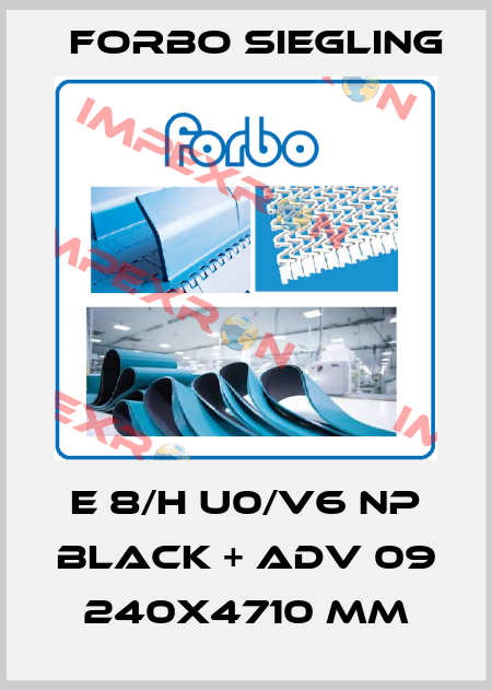 E 8/H U0/V6 NP BLACK + ADV 09 240x4710 mm Forbo Siegling